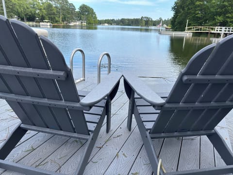 View from private dock