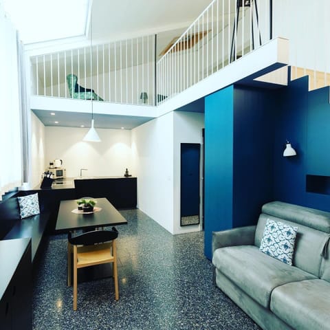 Apartment, 1 Bedroom, Kitchen | Living area | Flat-screen TV