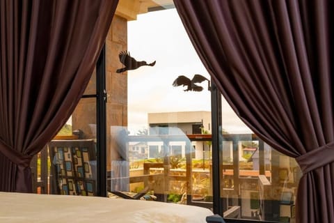 Triple Room, 1 King Bed with Sofa bed, Mountain View | Premium bedding, blackout drapes, iron/ironing board, free WiFi