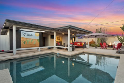 Home with Private Backyard Oasis with Pool and Fire Pit