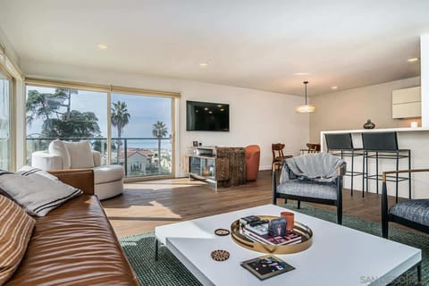 Open living space with ocean views
