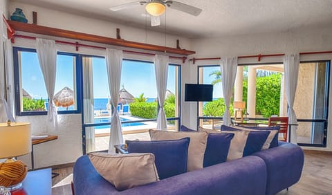 Living Area with Amazing Ocean Views