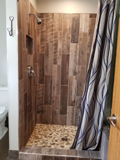 Family Cottage, 1 Bedroom, Accessible | Bathroom shower