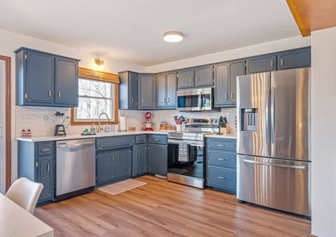 Prepare a delicious homemade meal for your guests in your cozy kitchen!