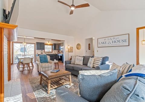 Stay connected with your friends and family in the spacious living area!