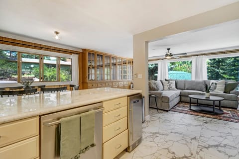 Open Kitchen and Living Room makes it easy for everyone to gather and enjoy each others company!