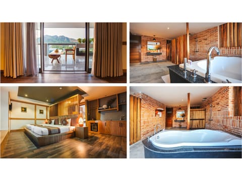 Family Suite, Sea View | Minibar, in-room safe, free WiFi, bed sheets
