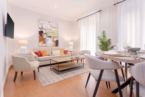 Apartment (3 Bedrooms) | Living area | 52-inch Smart TV with digital channels