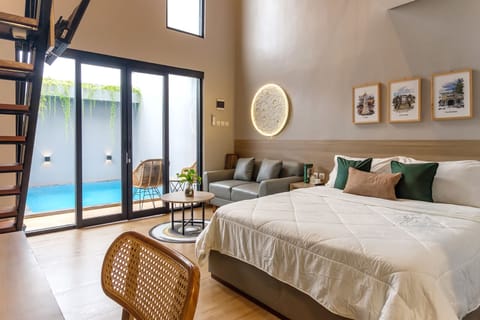 Basic Villa | Desk, WiFi (free), bed sheets