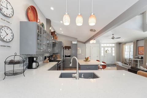 Spacious kitchen with tons of counter space in the main house