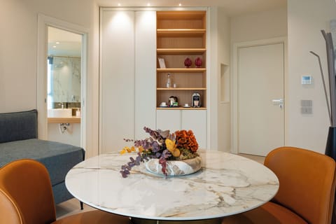 Design Suite, Partial Sea View | Living area | TV