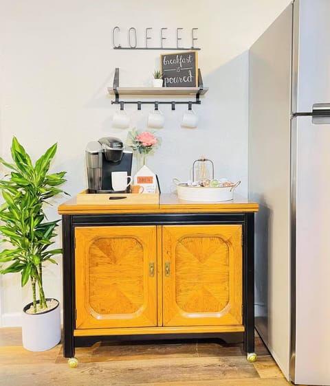 Cozy coffee station for your perfect brew to start the day.