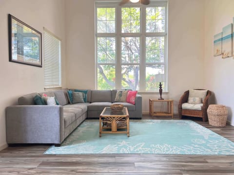 Comfortable seating in the living area