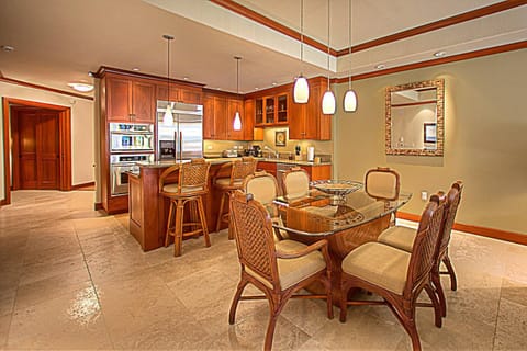 Dining table with seating for 6