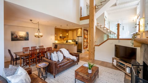 Main Floor - Living Room With Wood Fireplace