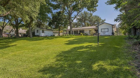 Our HUGE backyard for endless fun