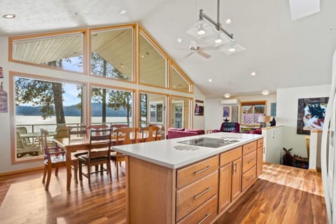 Wake up to still water, fresh mountain air, and uninterrupted lake views right outside your door.