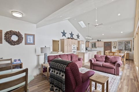 Cozy living room on the main floor.