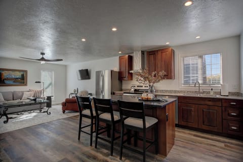 Kitchen + Living Room