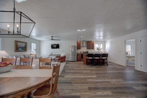 Dining Room + Kitchen + Living Room