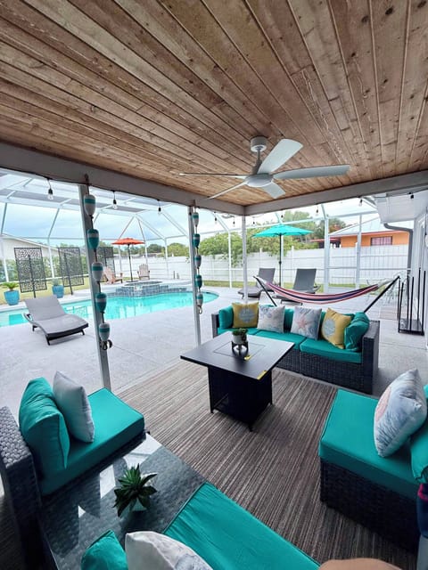 Large  Enclosed Pool Area