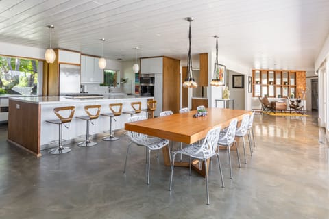 Mid-Century Modern Home -La Jolla Scenic | Private kitchen | Fridge, microwave, oven, stovetop