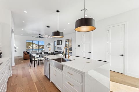 Fully stocked kitchen