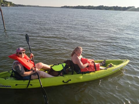 Free kayak's for you to use. 