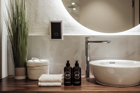Premium Room | Bathroom | Designer toiletries, hair dryer, bathrobes, slippers
