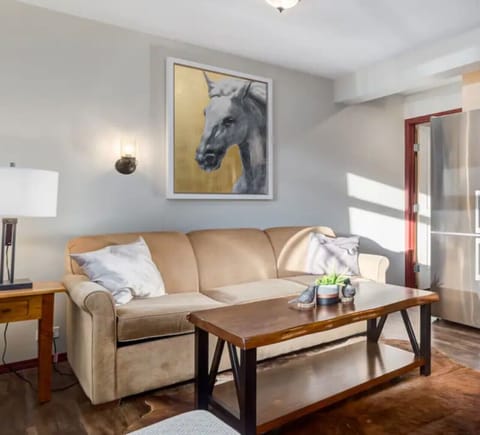 Open concept living room. No sofa bed.