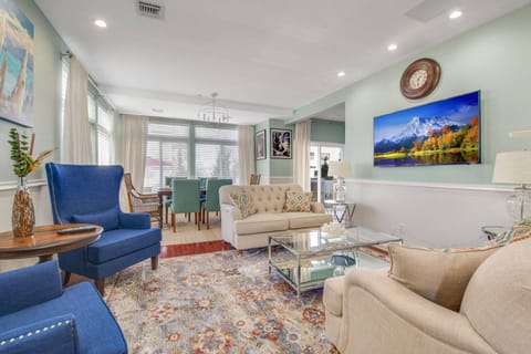 Open plan living room
