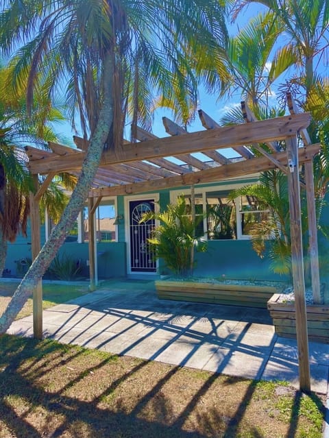 Charming front entrance with a welcoming porch and easy access for your stay.