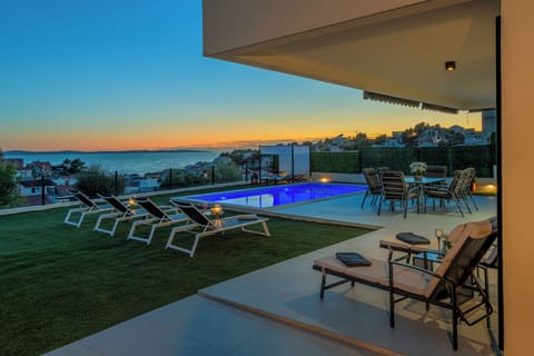 Deluxe Villa, Sea View | Terrace/patio