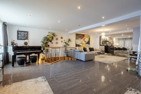 Piano Corner: Elegant touch with natural light and musical charm.
