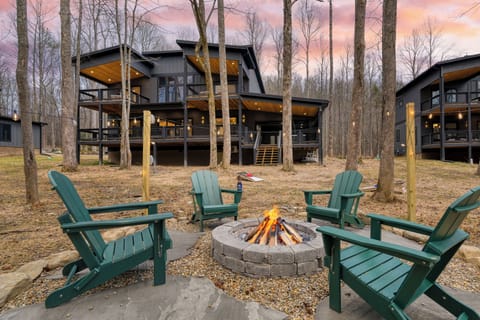 Fire pit.