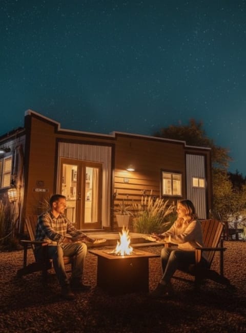 Cozy nights by the fire.