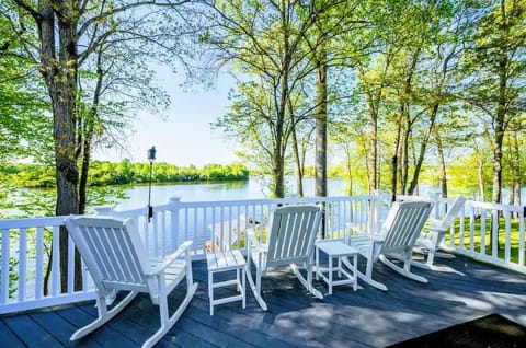 The most incredible view from our patio. Ample seating and grill for your use!