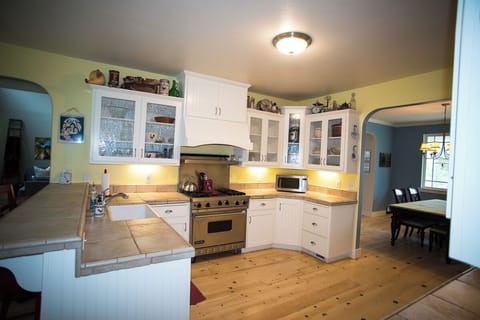 Full view of kitchen