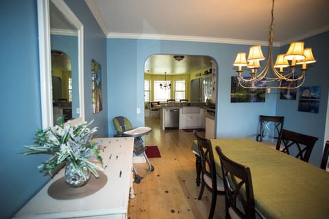 View of kitchen from dining room 