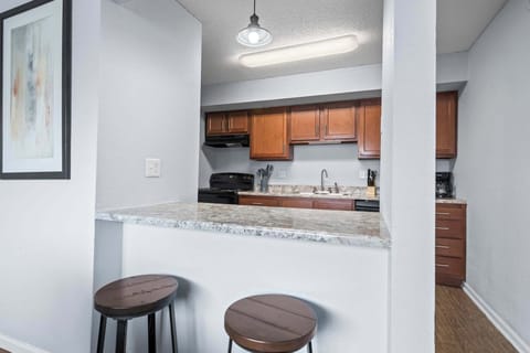 Counter Height Stools / Fully stocked Kitchen