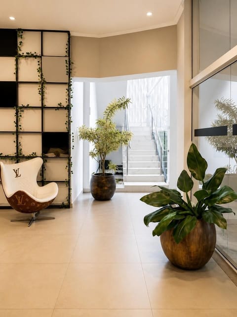 Interior entrance