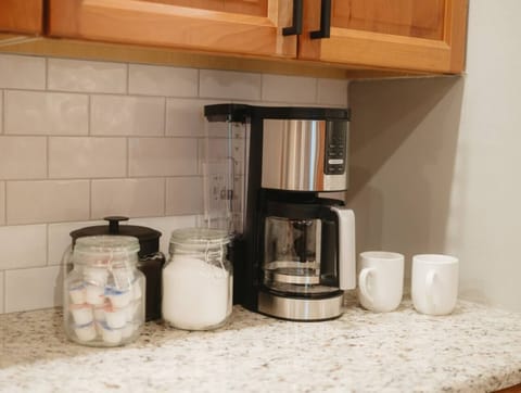 Start your day right with your morning brew! Weve provided everyting you need to enjoy your coffee. 