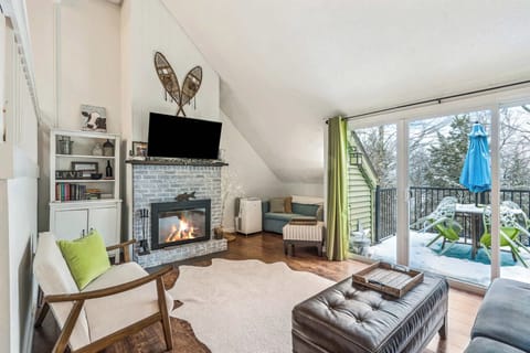 The fireplace is decorative only.
