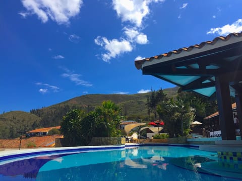 Outdoor pool, open 9:00 AM to 5:00 PM, sun loungers