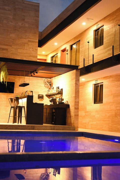Poolside bar