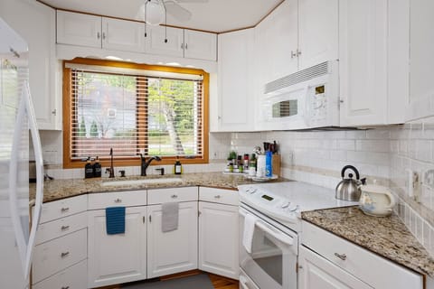 Enjoy cooking family meals in our well equipped kitchen