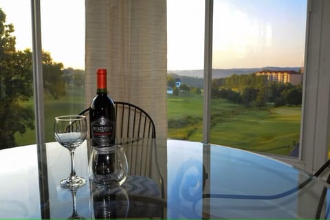 Enjoy the rolling hills & up-close view of golf course from the 4 seasons room