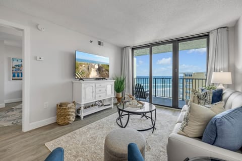 Step into Ocean Trillium 801, an updated top-floor ocean-view condo in New Smyrna Beach! Wake up to breathtaking Atlantic views and easy beach access in this perfect coastal getaway.