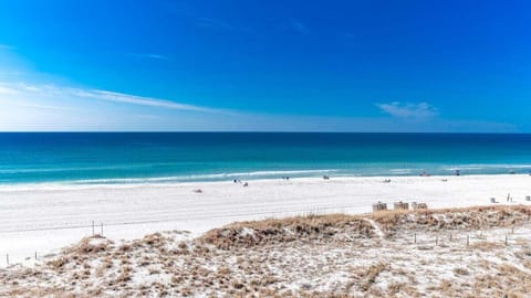 Endless Gulf views and sugar-white sand—just steps from your private retreat.
