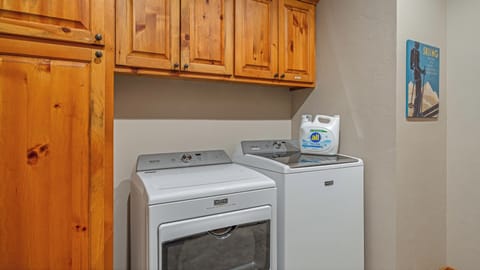Laundry room on main level